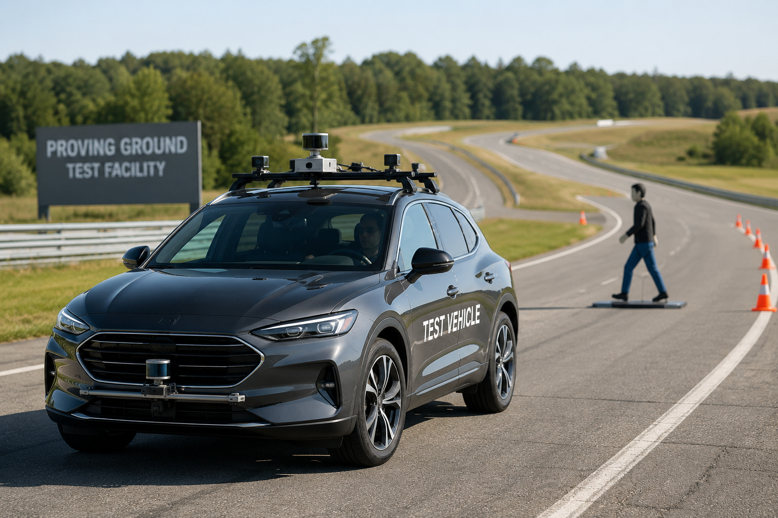 ADAS Testing at Proving Grounds