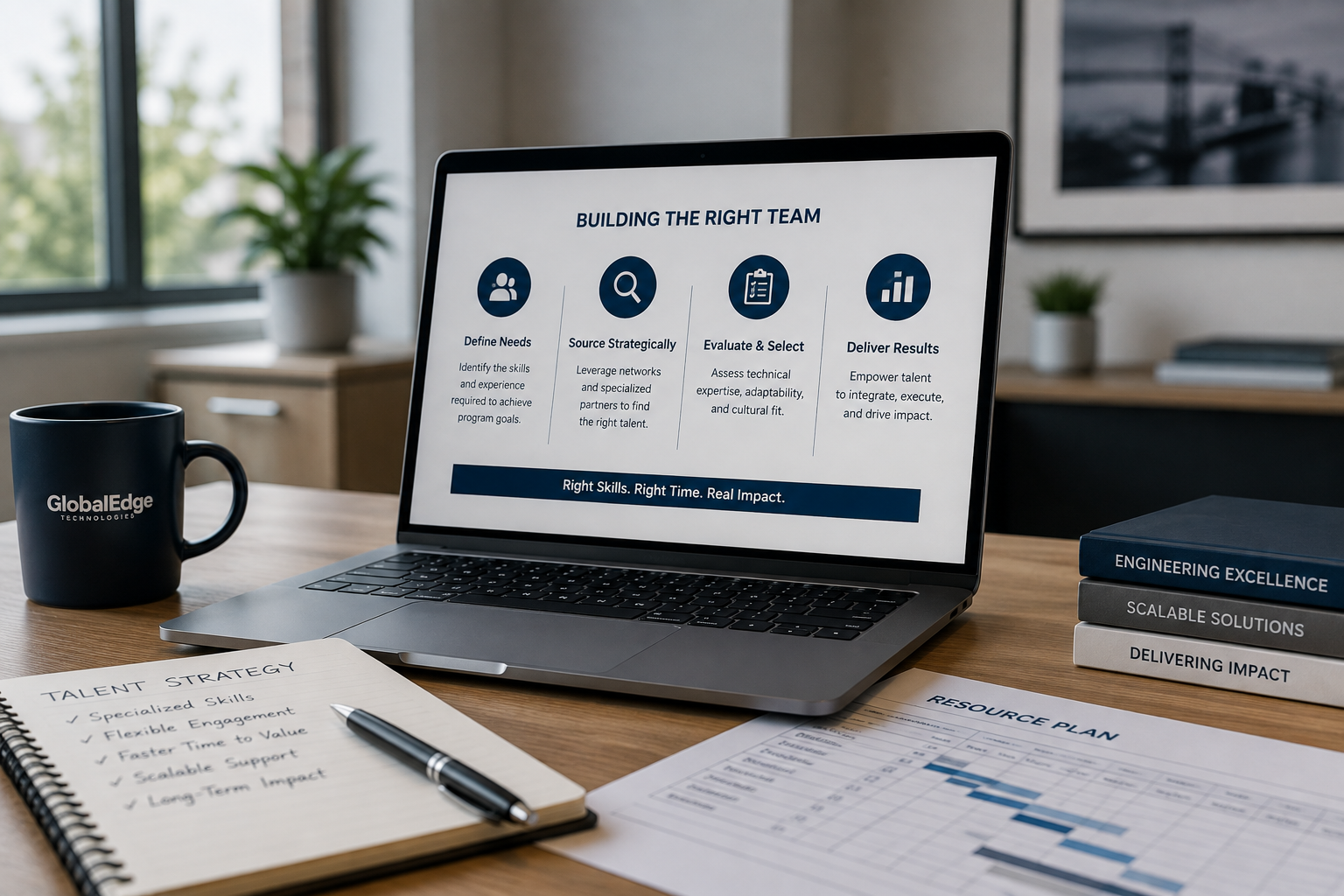 Building a team using contract technical talent