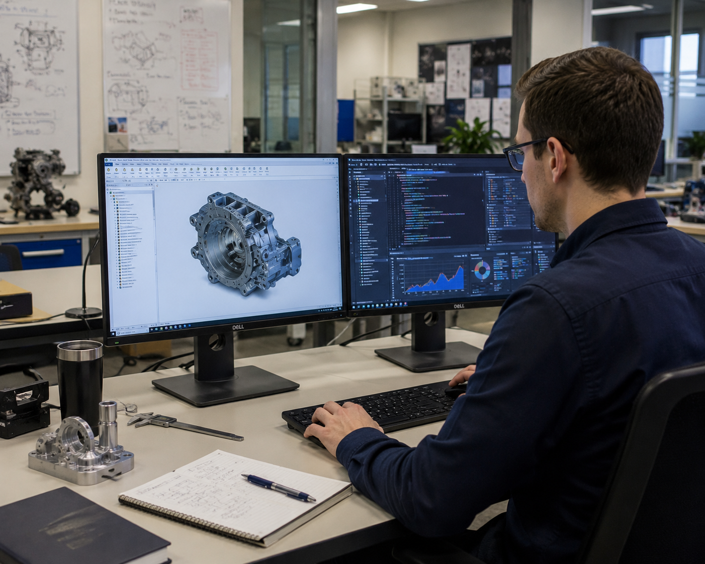 Engineer At Workstation